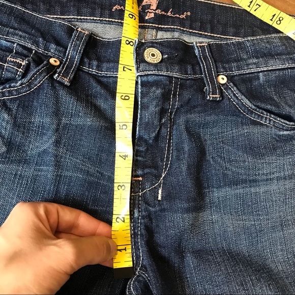 7FAMK DOJO style capri length cropped jeans - Picture 8 of 9